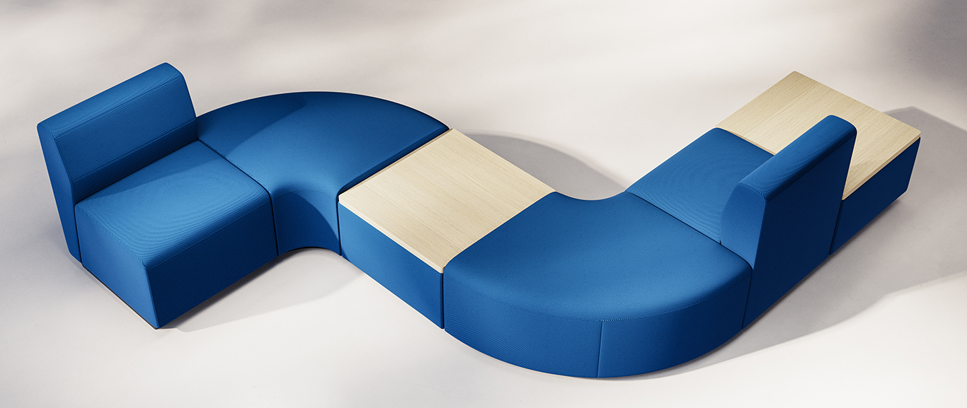 Koble Blue Serpentine Vignette